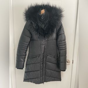 Vegan leather Gigi coat from Noize.